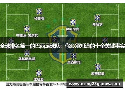 全球排名第一的巴西足球队：你必须知道的十个关键事实