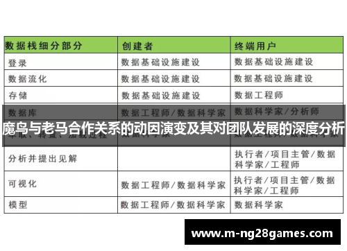 魔鸟与老马合作关系的动因演变及其对团队发展的深度分析